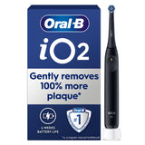 Oral-B iO2 Night Black Electric Toothbrush, imported from the UK.
