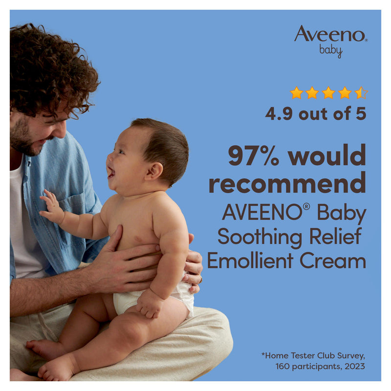 Aveeno Soothing Relief Emollient baby cream 150ml, imported from the UK