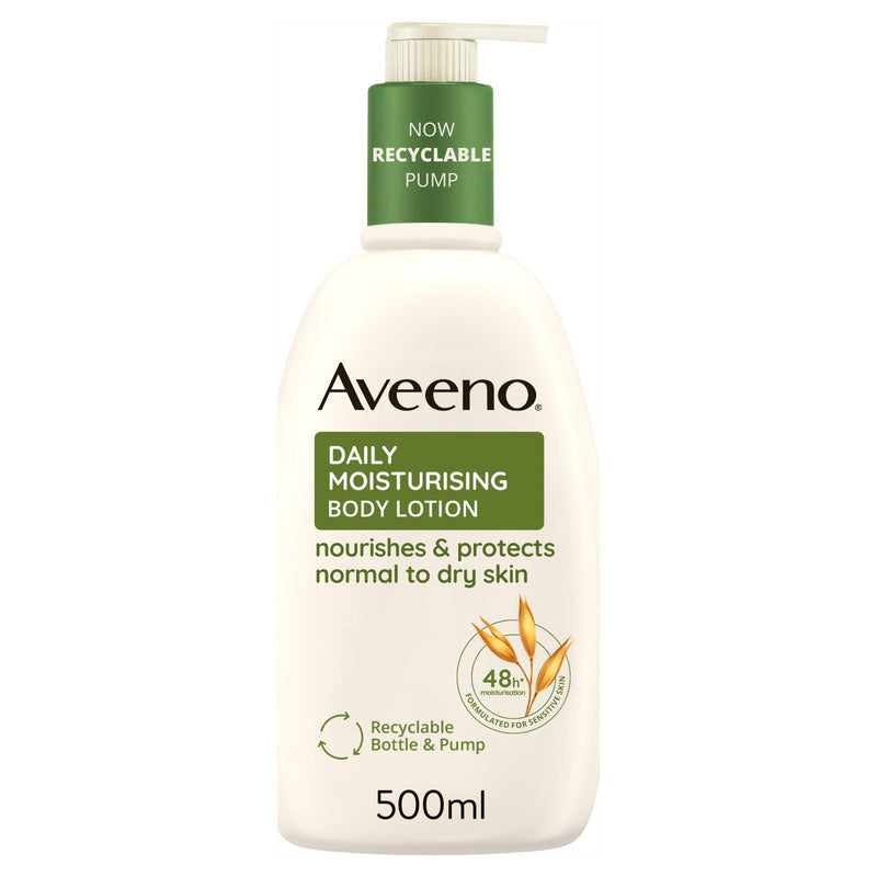Aveeno Daily Moisturising Body Lotion 500ml, imported from the UK