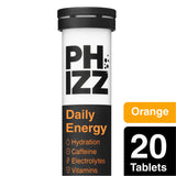 Sainsburys Phizz Daily Energy Orange Hydration & Energy Effervescent Tablets 20 Count- Buy online at McGrocer