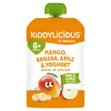Sainsburys Kiddylicious Mango, Banana, Apple & Yoghurt Baby Food Pouch 100g- Buy online at McGrocer