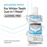 Listerine Advanced White Milder Taste mouthwash 500ml - British product