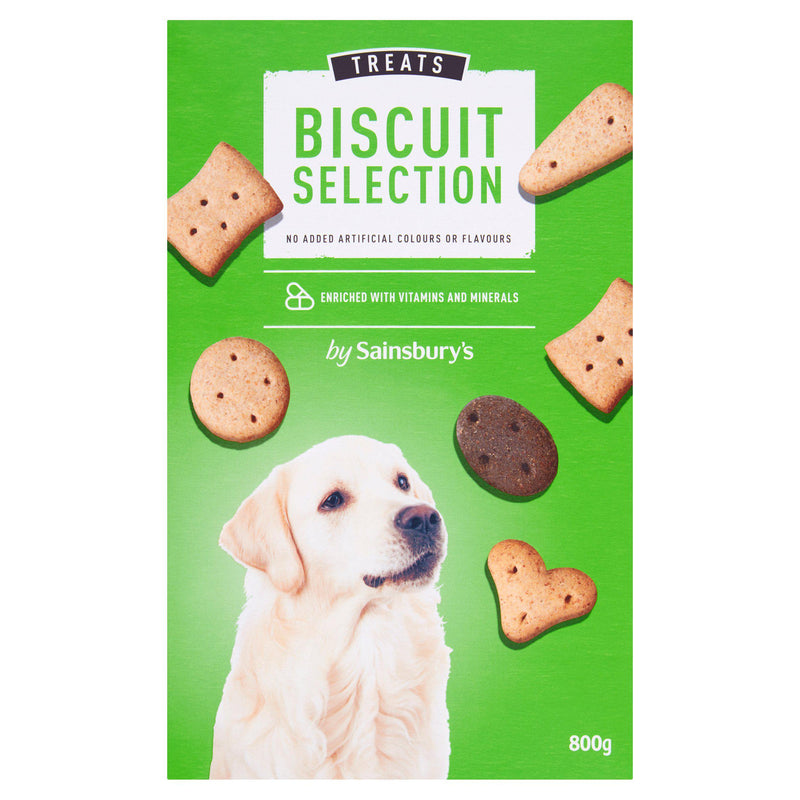 Sainsbury's dog biscuit selection 800g, UK version