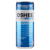 Oshee vitamin recovery drink mint-lemon flavour 250ml, imported from the UK