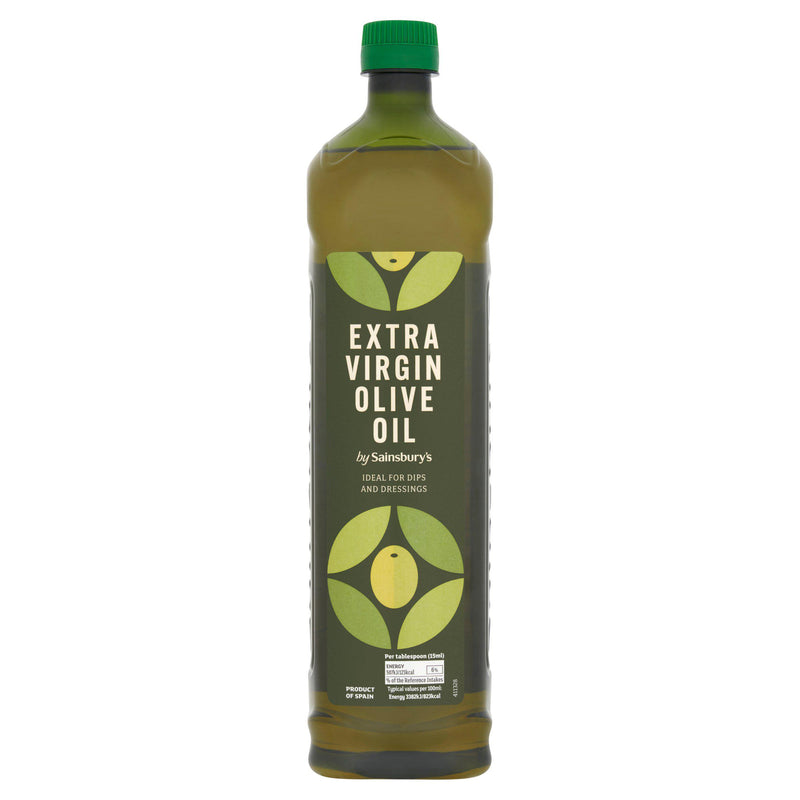 Sainsbury's extra virgin olive oil 1L, imported from the UK