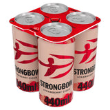 Strongbow Strawberry Cider 4 x 440ml Multipack (British brand)