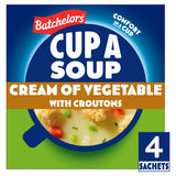 Batchelors Cup a Soup cream of vegetable with croutons 122g (British brand)