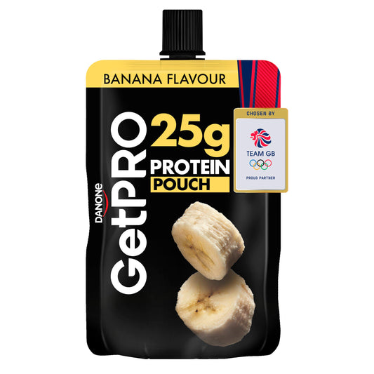 GetPro Banana Flavour Protein Pouch 200g GOODS Sainsburys   