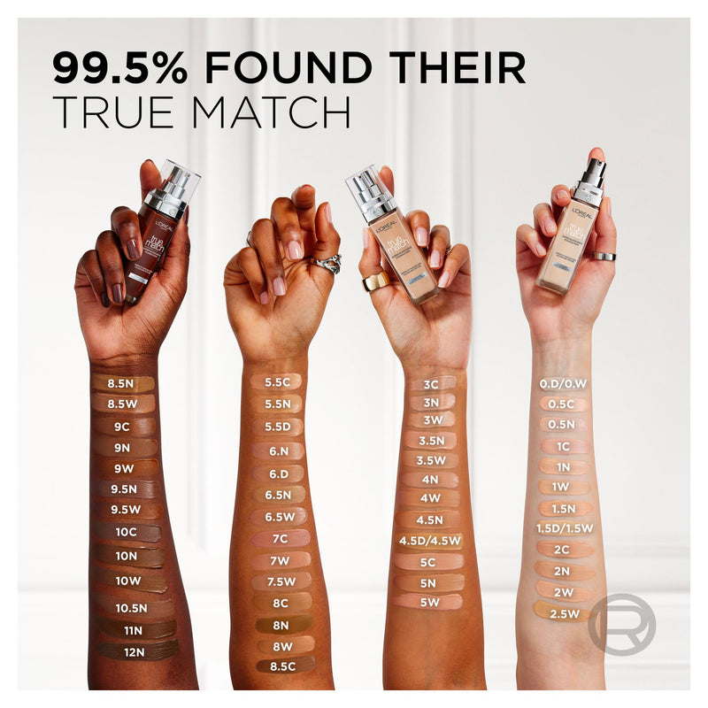 L'Oreal True Match Foundation 4.5N True Beige 30ml, UK version
