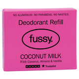 Sainsburys Fussy Coconut Milk Natural Deodorant Refill 40g- Buy online at McGrocer