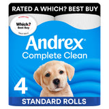 Sainsburys Andrex Complete Clean Toilet Rolls x4- Buy online at McGrocer