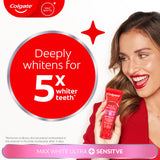 Colgate toothpaste Max White Ultra Plus Sensitive 75ml, imported from the UK