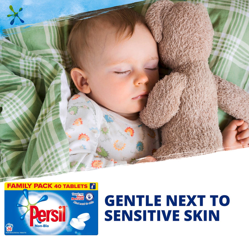 Persil Non Bio laundry detergent tablets 20 washes, UK version