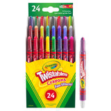 Sainsburys Crayola 24 Count Fun Effects Twistable Crayons- Buy online at McGrocer