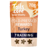 Sainsburys Tails.com Inner Vitality Cold Pressed Rewards Turkey Dog Treats 70g- Buy online at McGrocer