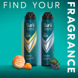 Sure Men Nonstop antiperspirant deodorant energise 250ml, UK version