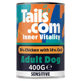 Sainsburys Tails.com Inner Vitality Advanced Nutrition Sensitive Grain Free Recipe Adult Wet Dog Food 400g- Buy online at McGrocer