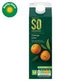 Sainsbury's organic orange juice 1L (British brand)
