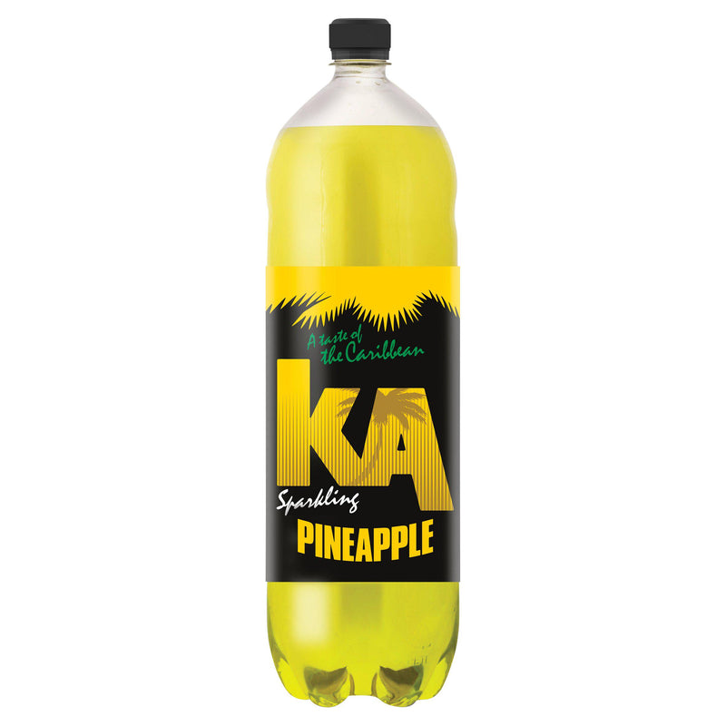 KA sparkling pineapple soft drink 2L - British product
