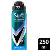Sainsburys Sure Men Invisible Ice Fresh 72h Nonstop Protection Antiperspirant Deodorant Spray 250ml- Buy online at McGrocer
