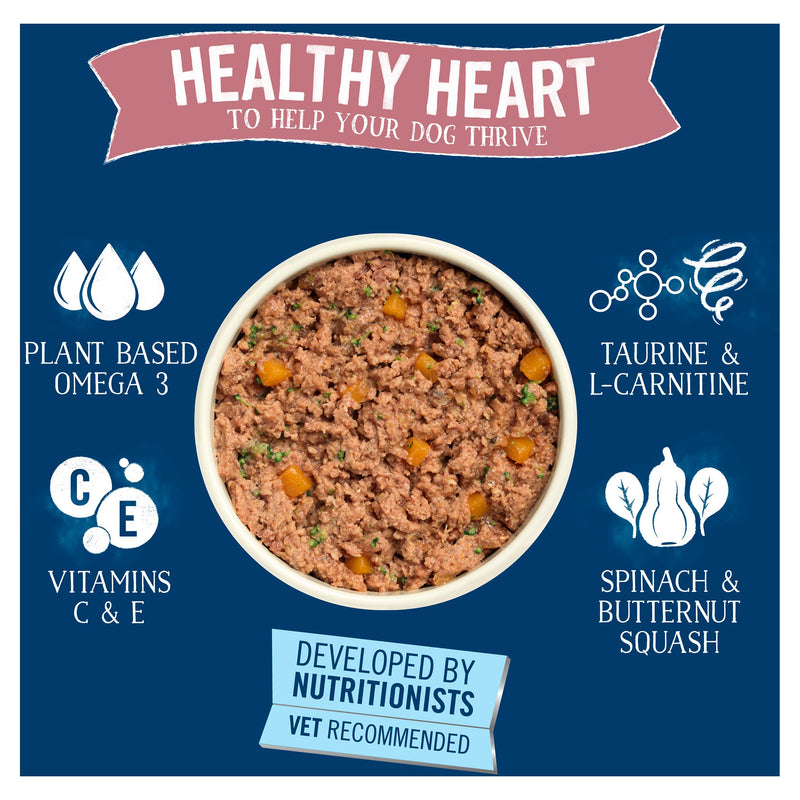 Butcher's Healthy Heart dog food tins 6x390g - British product