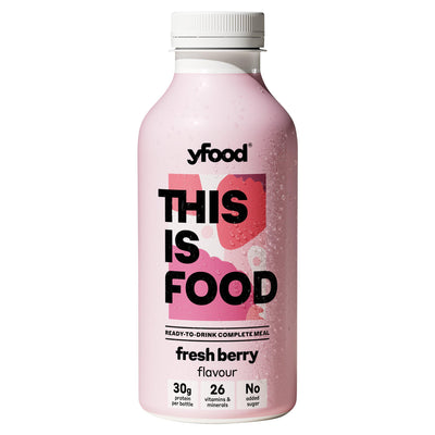 Sainsburys yfood Ready to Drink Complete Meal Fresh Berry 500ml- Buy online at McGrocer
