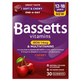 Bassetts cherry flavoured multivitamin iron gummies 30 count (British brand)