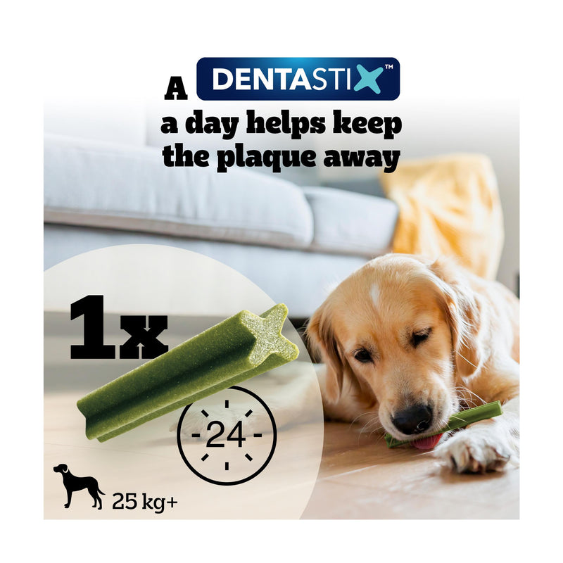 Pedigree Dentastix Fresh large dog treats x21 810g, imported from the UK