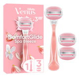 Gillette Venus Comfortglide women's razor with 2 refills, UK version