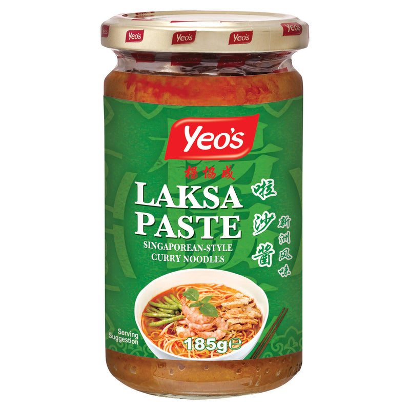 Yeo's Laksa Paste 185g, imported from the UK