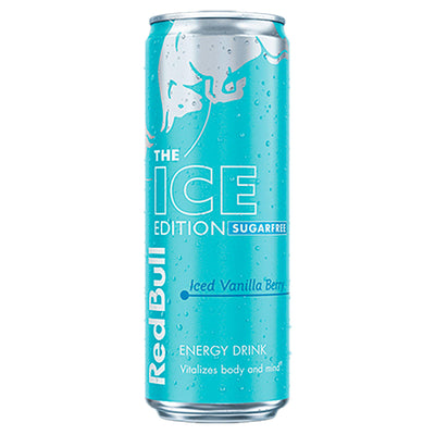 Sainsburys Red Bull Sugarfree Iced Vanilla Berry Energy Drink, Ice Edition 473ml- Buy online at McGrocer
