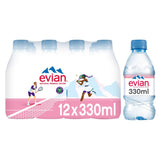 Sainsburys Evian Natural Bottled Mineral Still Water 12x330ml- Buy online at McGrocer