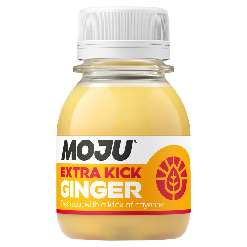 MOJU Extra Kick Ginger Shot 60ml, imported from the UK
