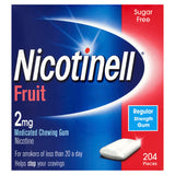 Sainsburys Nicotinell Fruit Flavoured Nicotine Gum 2mg 204 Pieces- Buy online at McGrocer