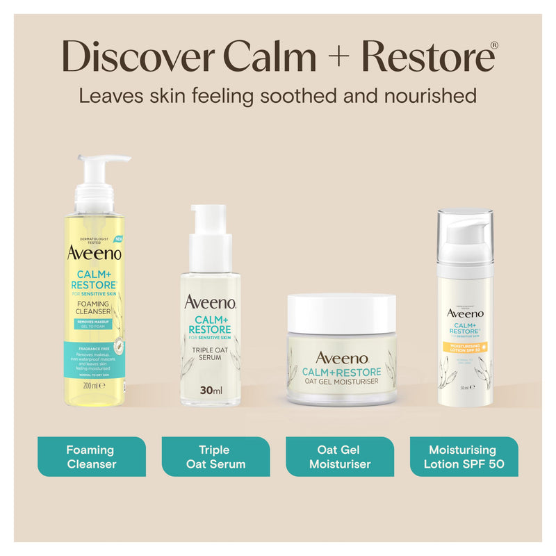 Aveeno oat moisturiser for dry skin 50ml (British brand)