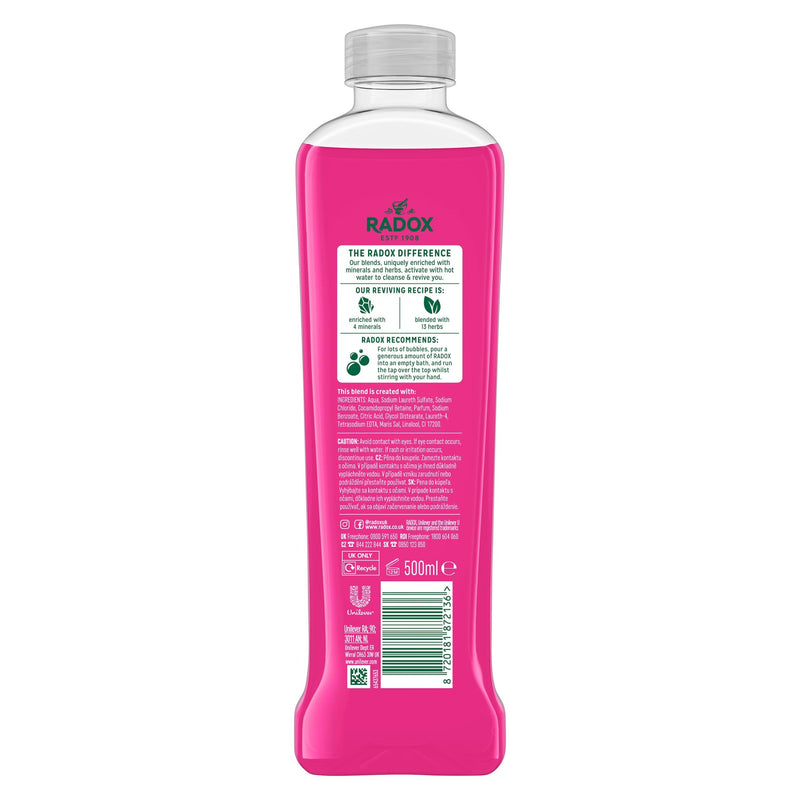 Radox Feel Radiant bath soak 500ml - British product