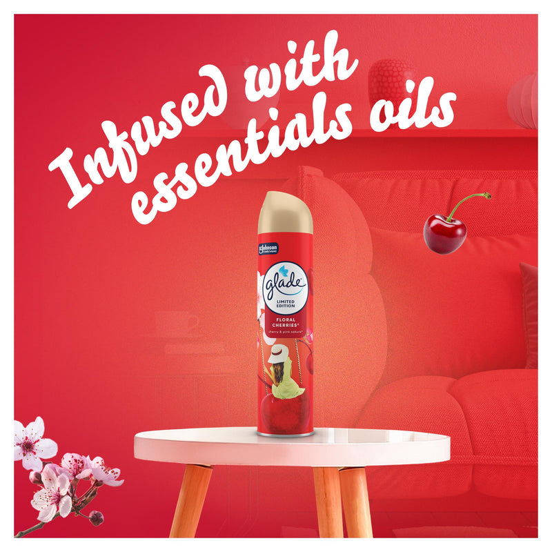Glade air freshener spray Floral Cherries 300ml, UK version