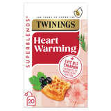 Twinings Superblends Heartwarming herbal tea bags 20 count (British brand)