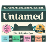 Sainsburys Untamed Wet Cat Food in Jelly Fish Selection Box 6 x 75g- Buy online at McGrocer