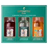 Sainsburys Sipsmith London Mini Trio of Gins Gift Set 3x5cl bottles- Buy online at McGrocer