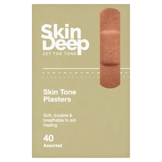 Skin Deep Assorted Skin Tone Plasters Medium x40