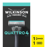 Wilkinson Sword Quattro razor pack (British brand)