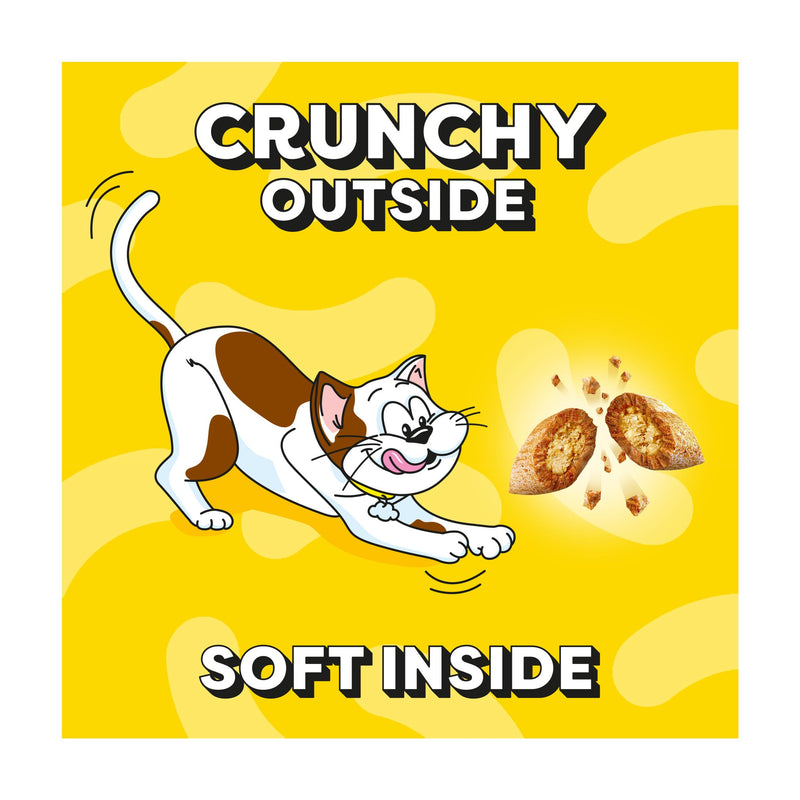 Dreamies chicken cat treats bulk mega tub 350g - British product