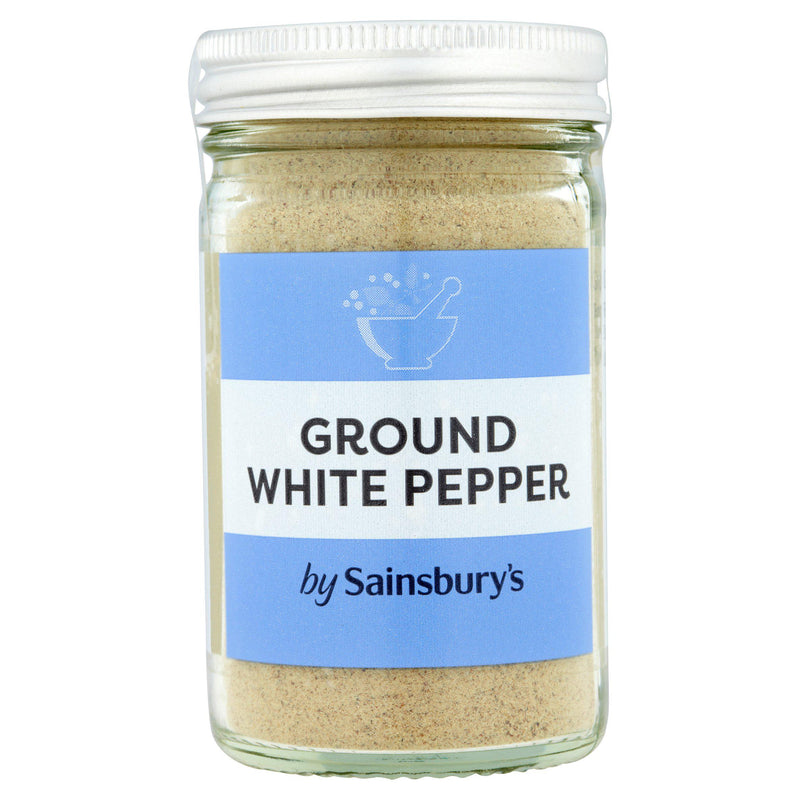 Sainsbury's ground white pepper 44g, UK version