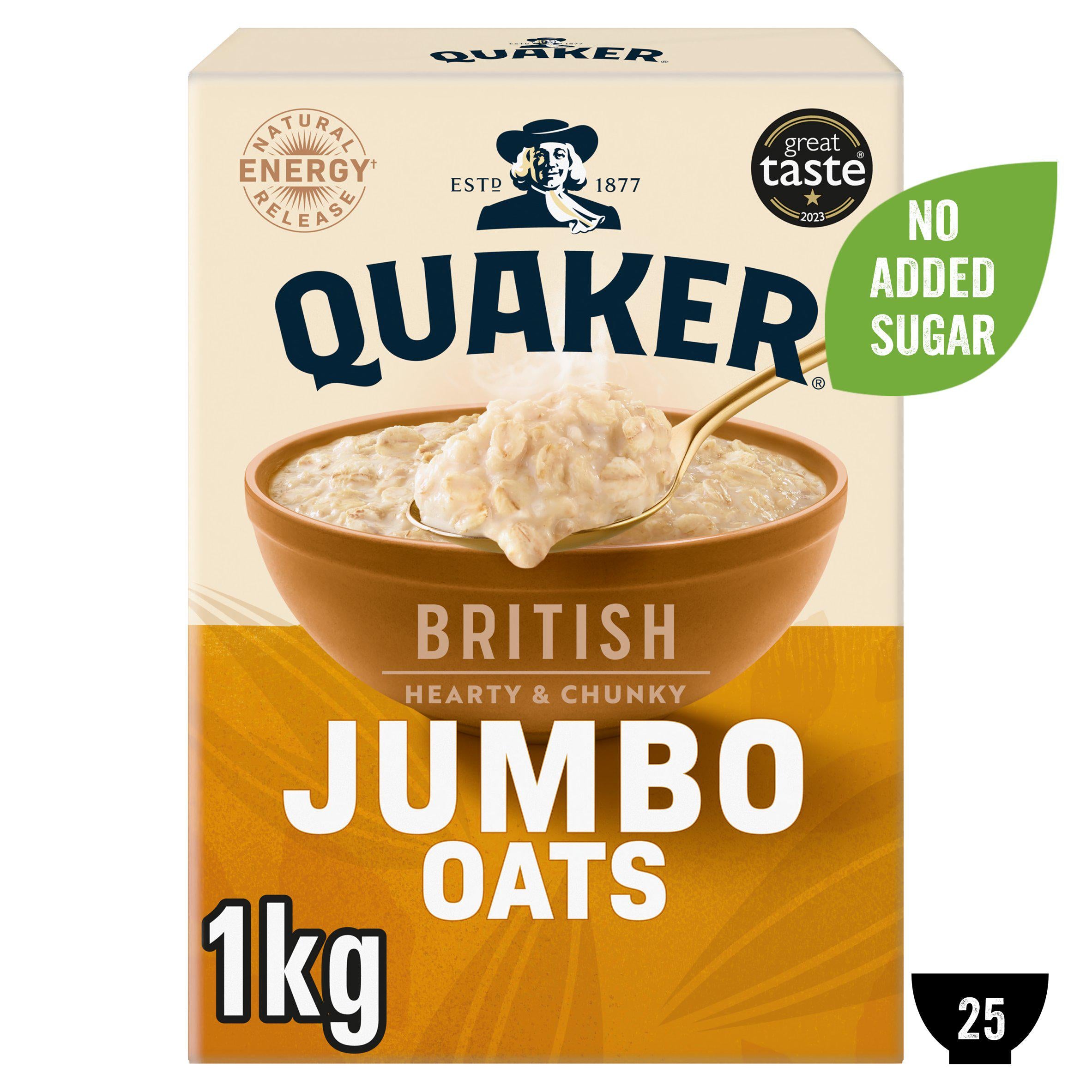 Quaker Jumbo Porridge Oats 1kg