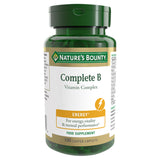 Nature's Bounty Complete B Vitamin Complex 100 caplets, imported from the UK