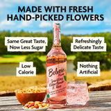 Belvoir Farm elderflower and rose sparkling soft drink 750ml (British brand)