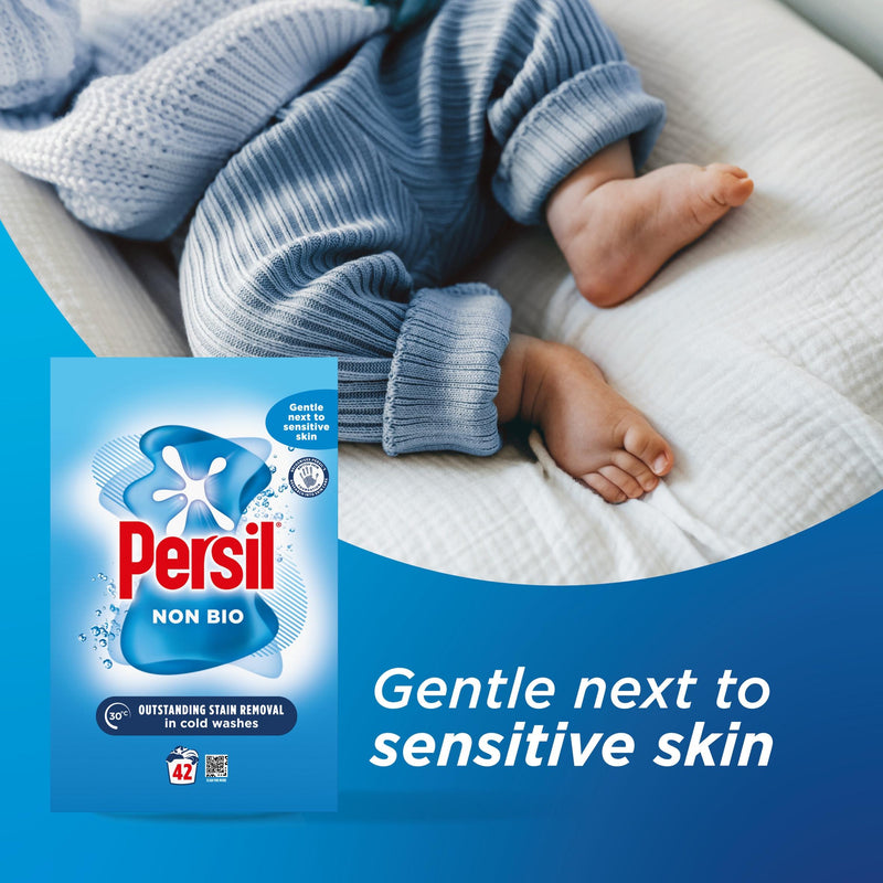 Persil Non Bio sensitive laundry detergent powder 2.1kg - British product