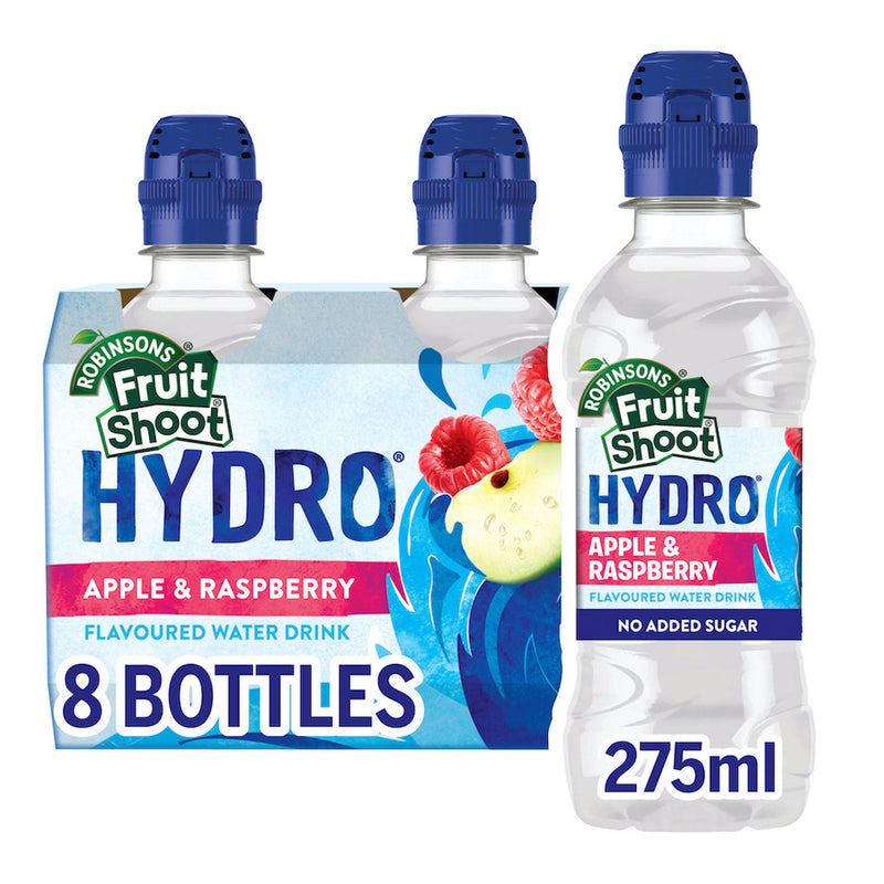 Robinsons Fruit Shoot Hydro apple and raspberry kids water drink 8x275ml - British product