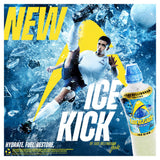 Lucozade sports drink Ice Kick 4x500ml, imported from the UK